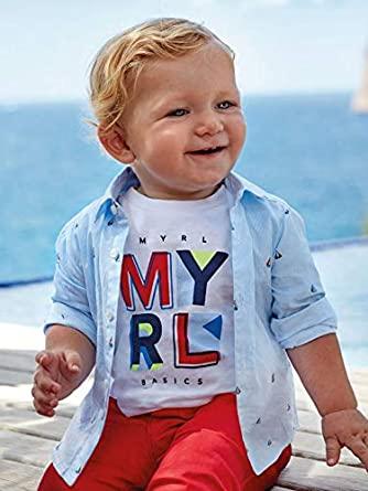 Camisa ML Celeste  F.1166 MAYORAL