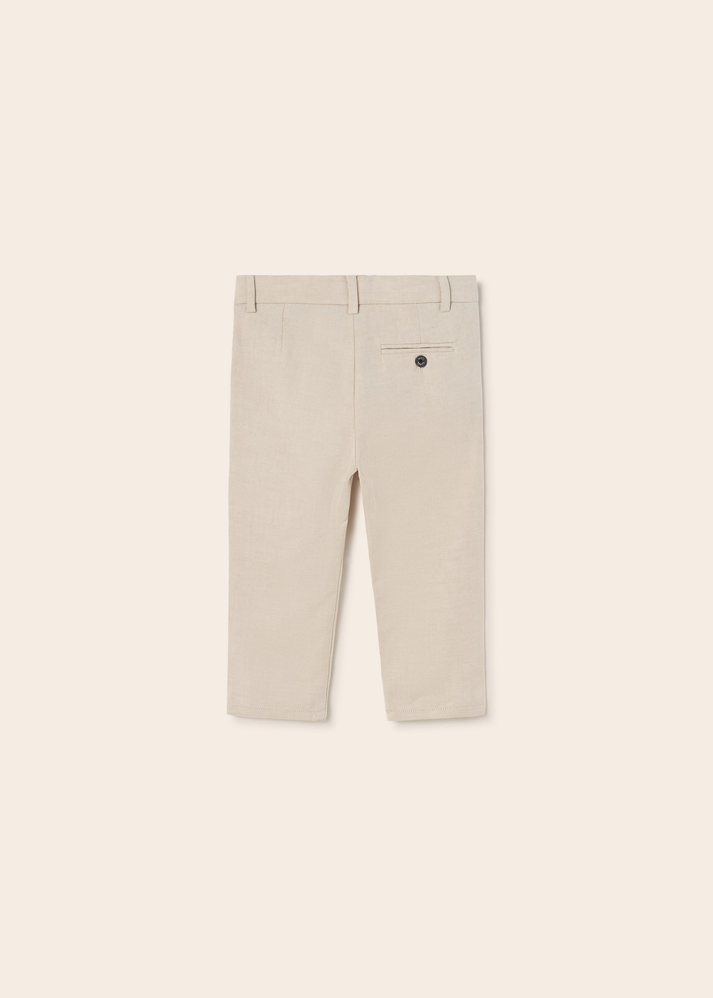Pantalón Lino Celeste/Beige F.1517 MAYORAL - Image 6