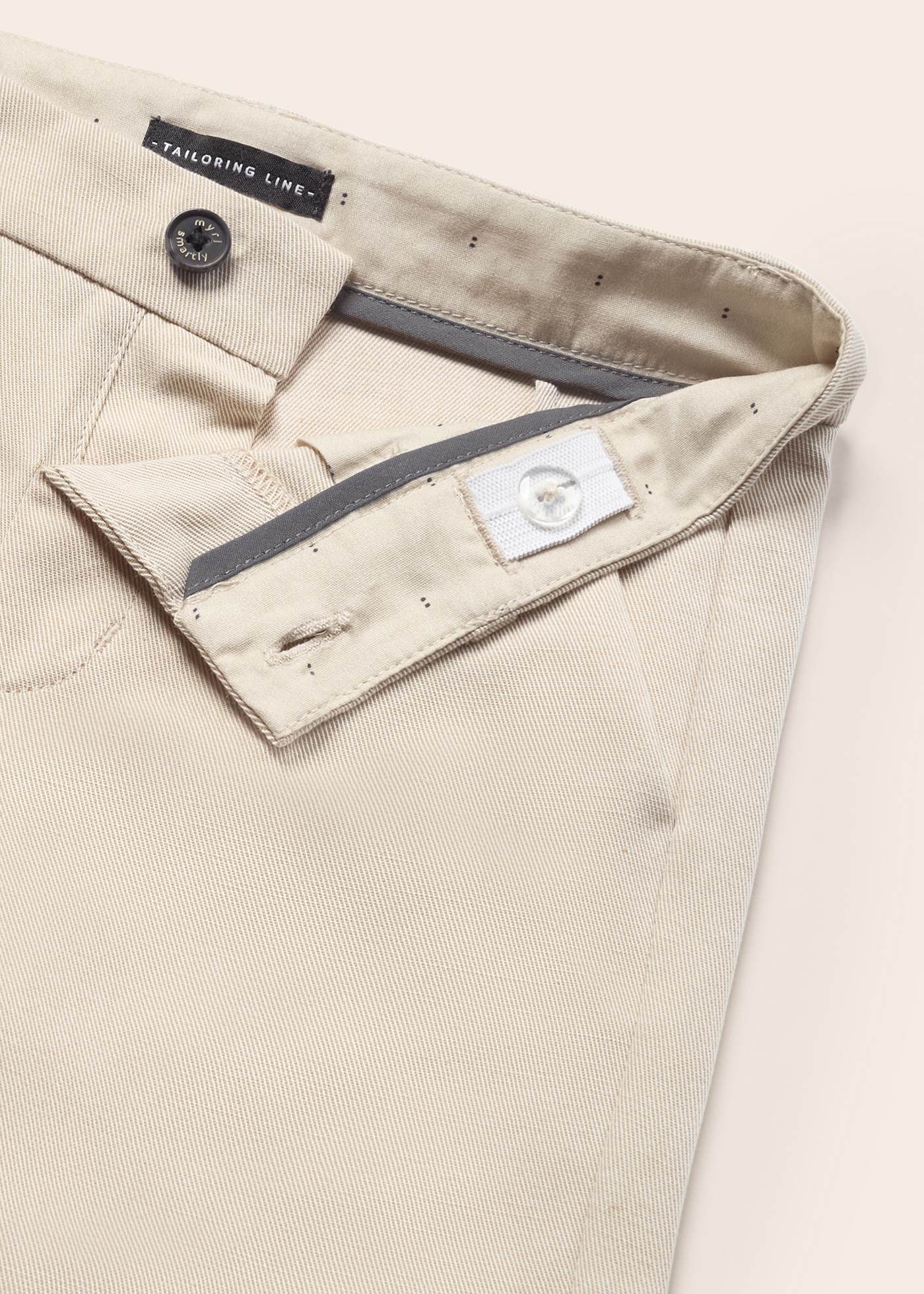 Pantalón Lino Celeste/Beige F.1517 MAYORAL - Image 5