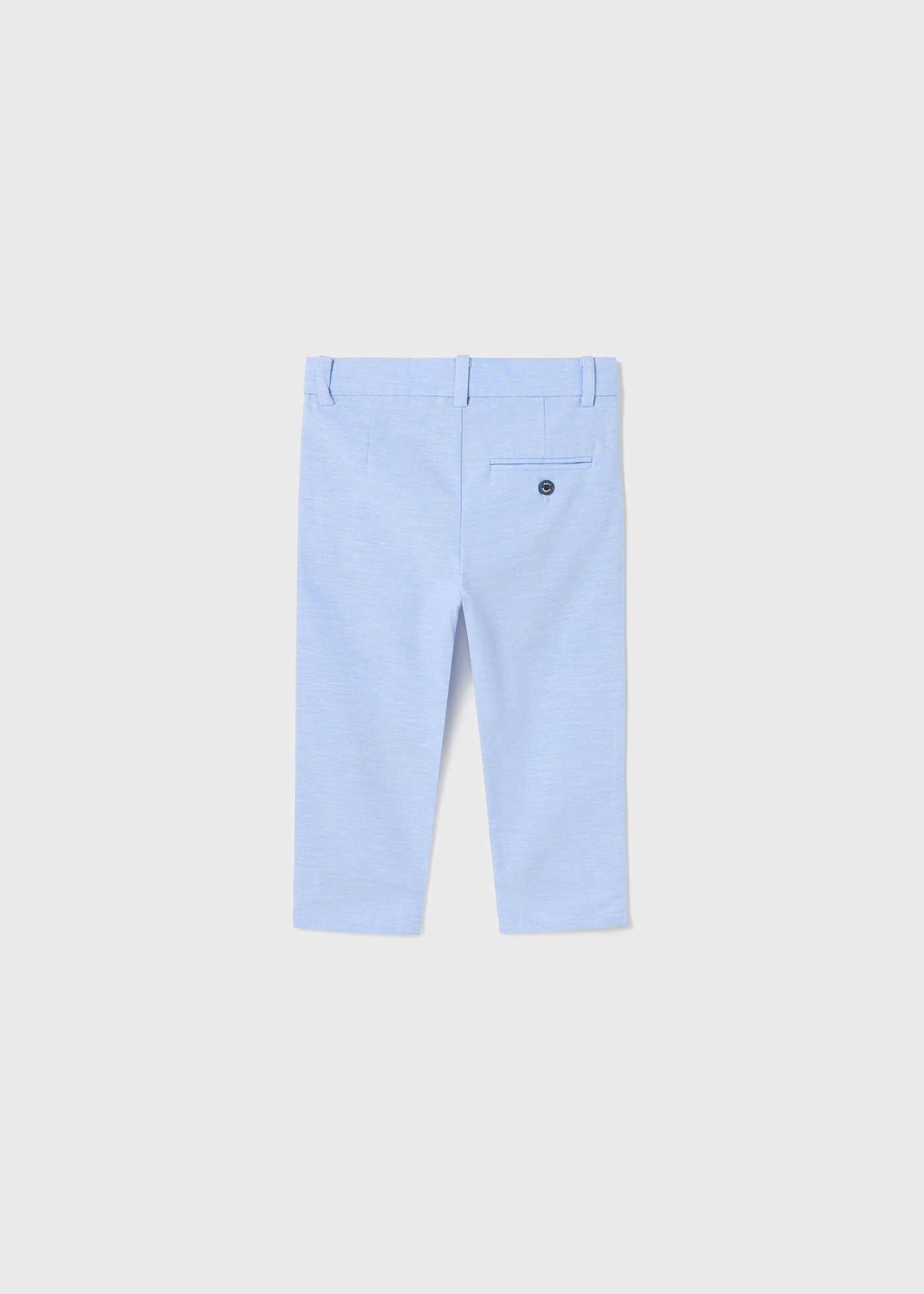 Pantalón Lino Celeste/Beige F.1517 MAYORAL - Image 3