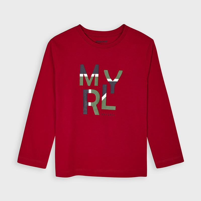 Playera ML 49Cherry/55Trigo F.173 MAYORAL