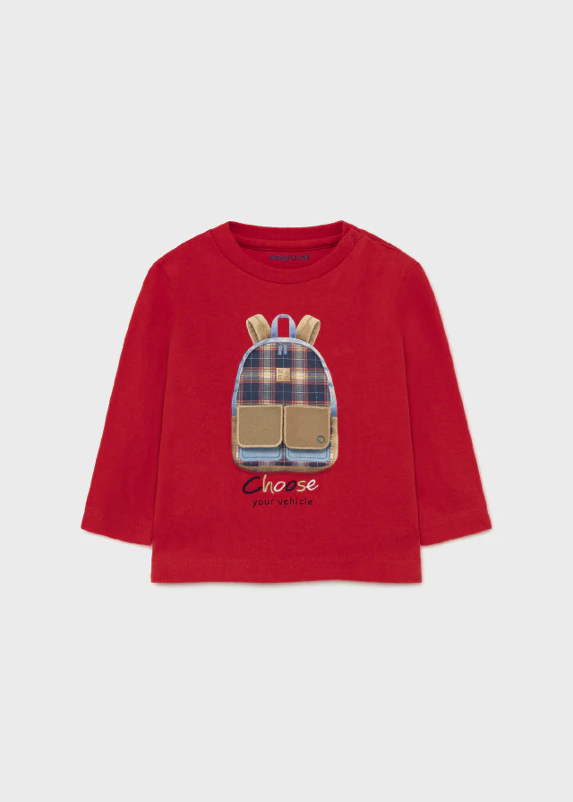 Playera ML Rojo F.2064 MAYORAL