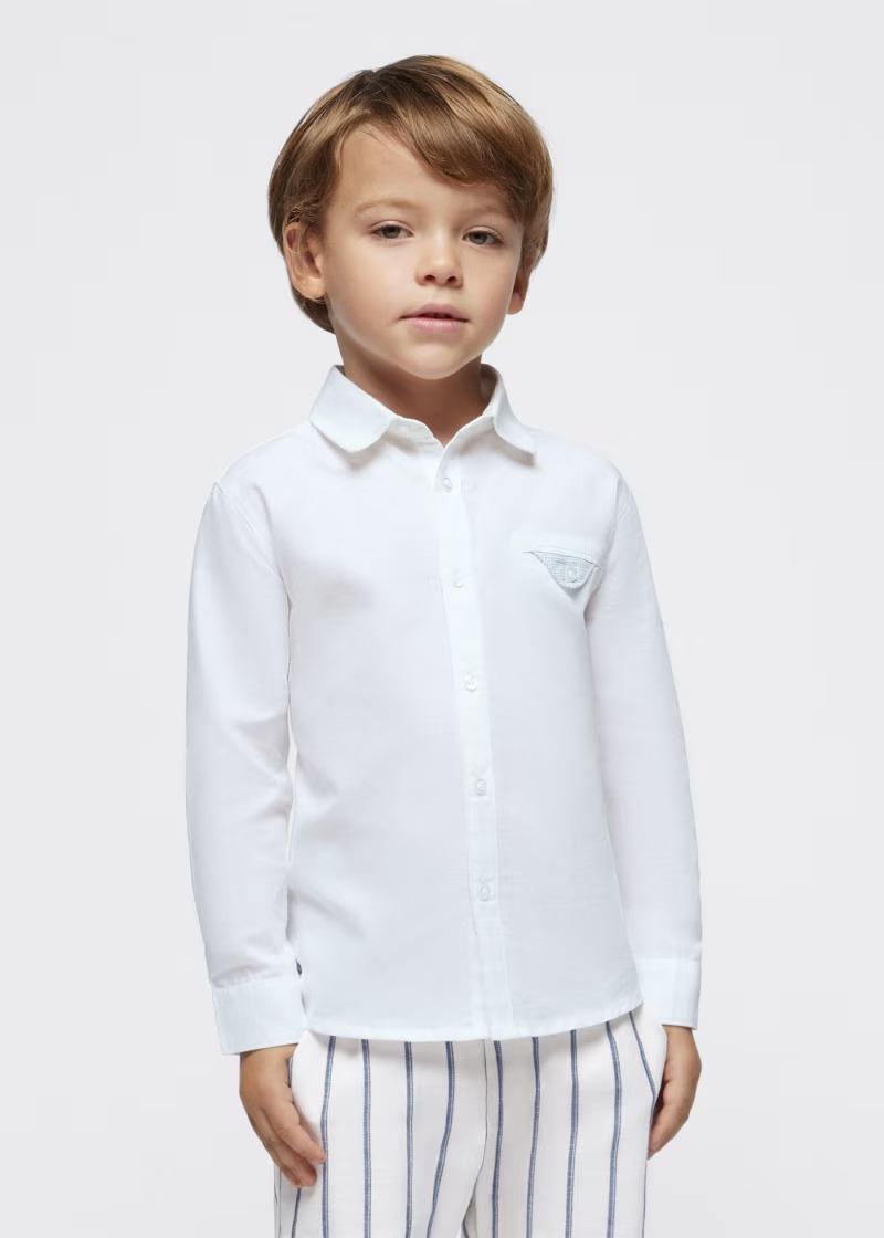 Camisa ML 66Mar/67Blanco F.3122 MAYORAL - Image 2