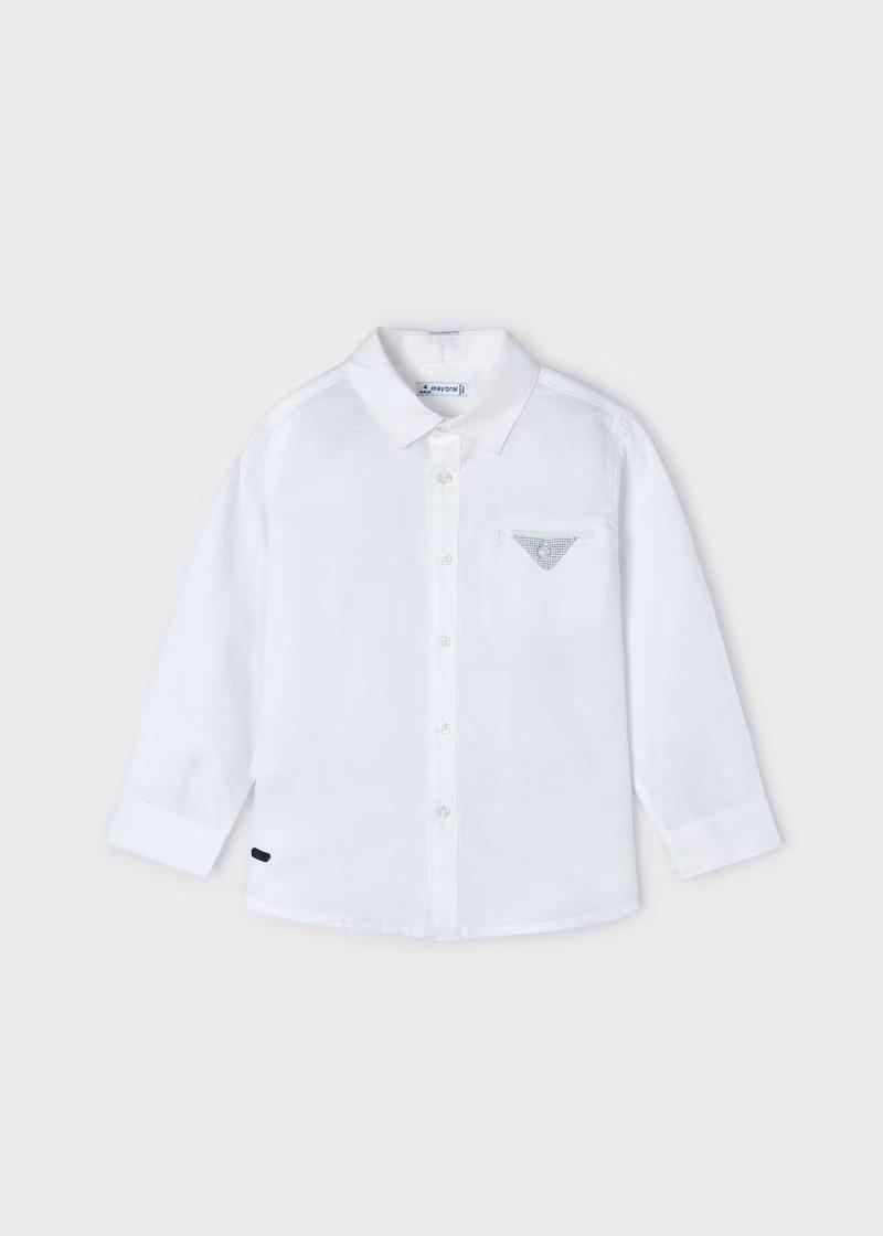Camisa ML 66Mar/67Blanco F.3122 MAYORAL - Image 3