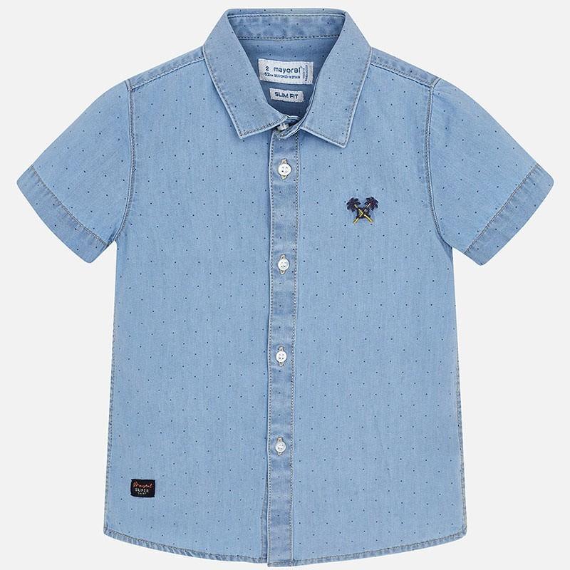 Camisa Manga Corta 5 Tejano F3169 - Image 2