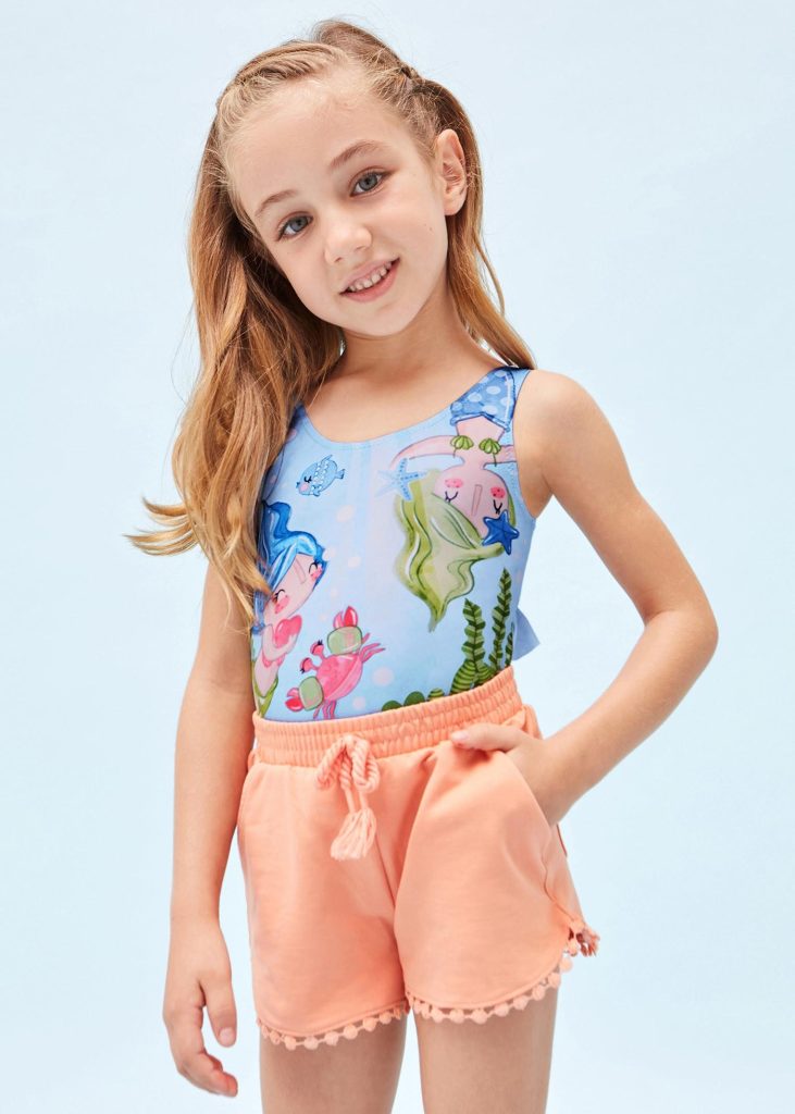 Traje de Baño Melocoton/Lavanda F.3793 MAYORAL