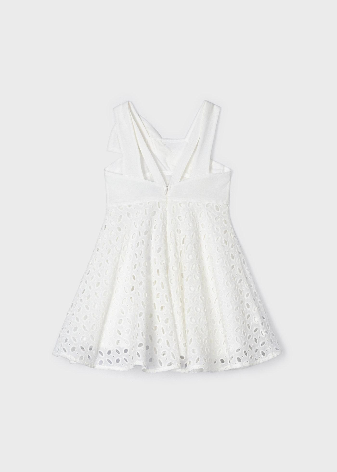 Vestido 43Blanco F.3916 MAYORAL - Image 4