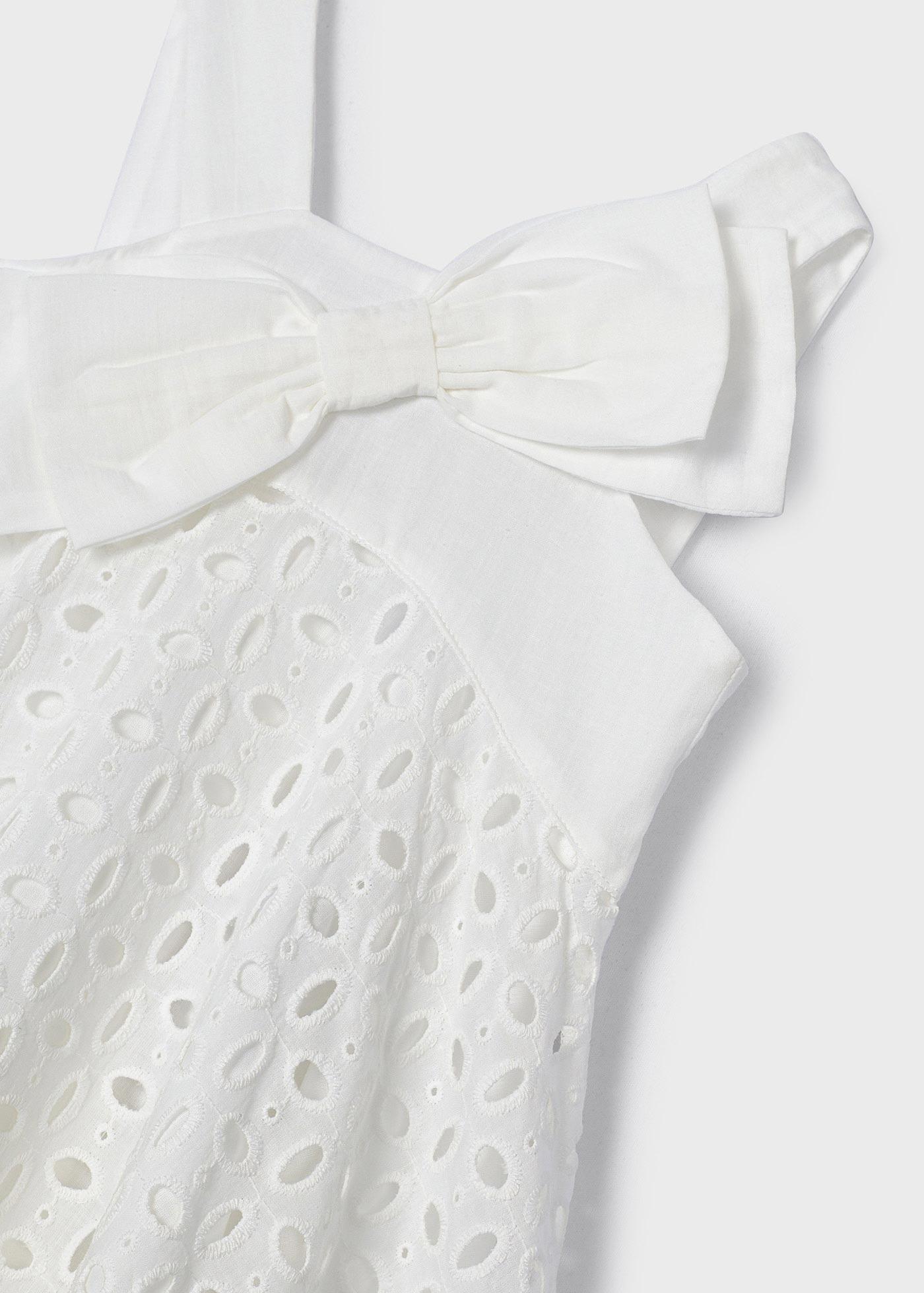 Vestido 43Blanco F.3916 MAYORAL - Image 3