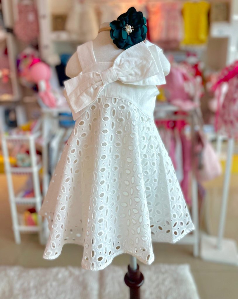 Vestido 43Blanco F.3916 MAYORAL