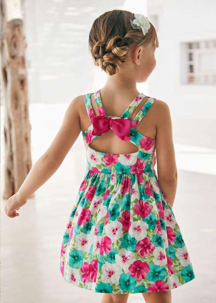 Vestido Estampado Floral 67Fucsia F.3919 MAYORAL - Image 2