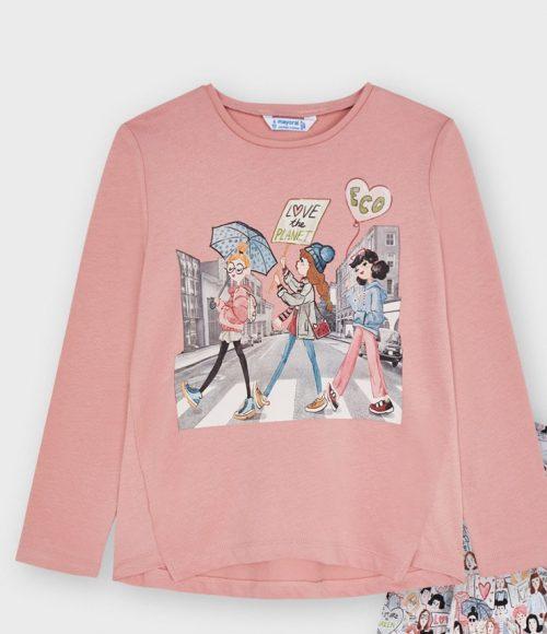 Blusa ML 70Rosa Palo F.4010 MAYORAL - Image 9