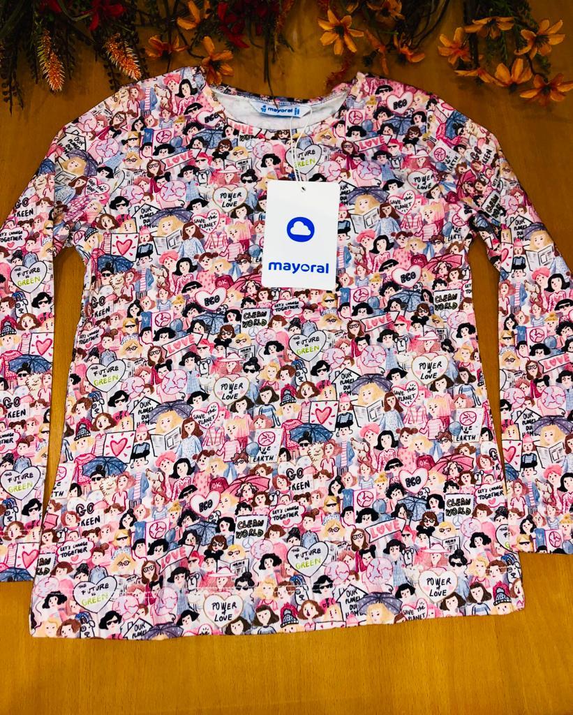 Blusa ML 70Rosa Palo F.4010 MAYORAL - Image 3