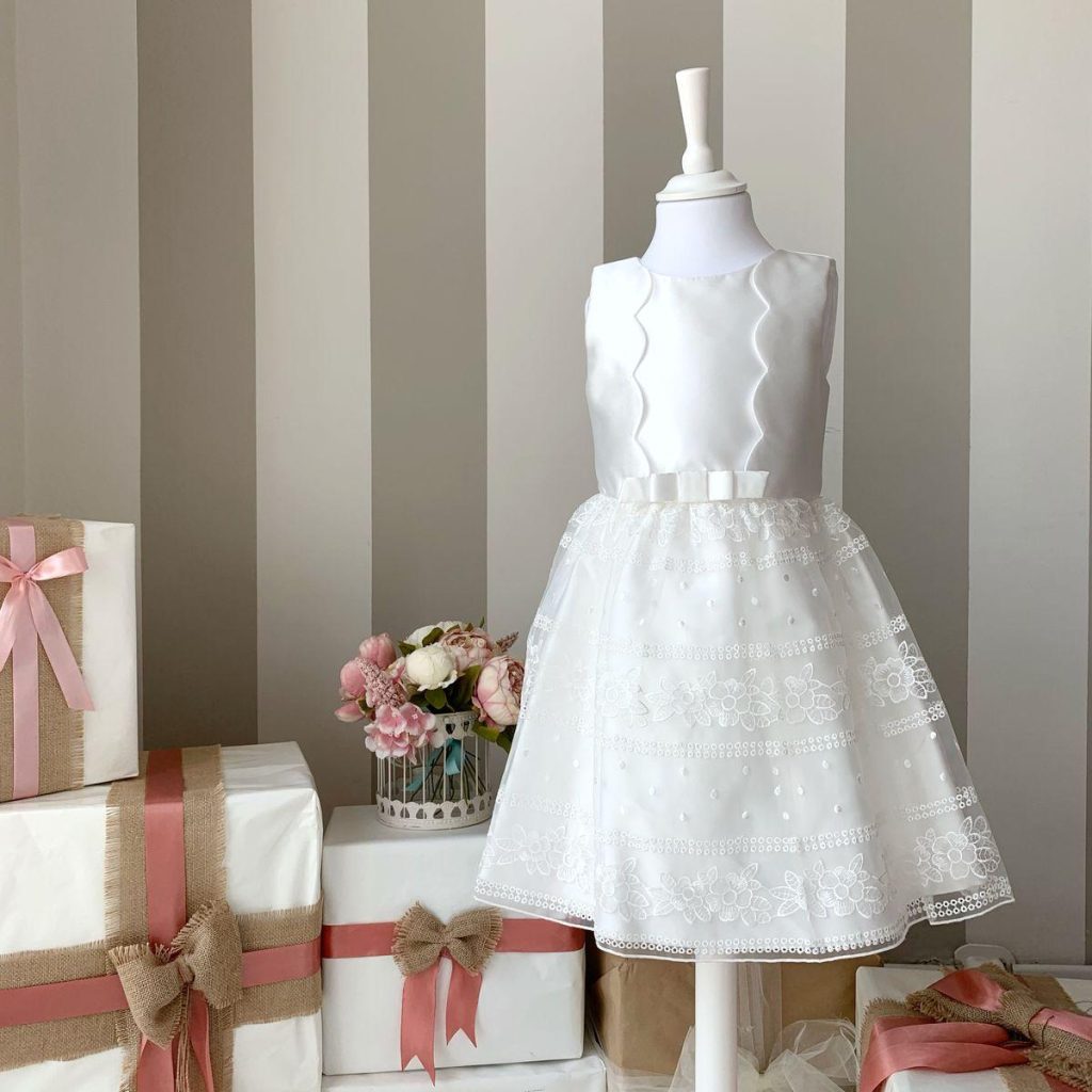 Vestido Blanco F.5007 Abel Y Lula