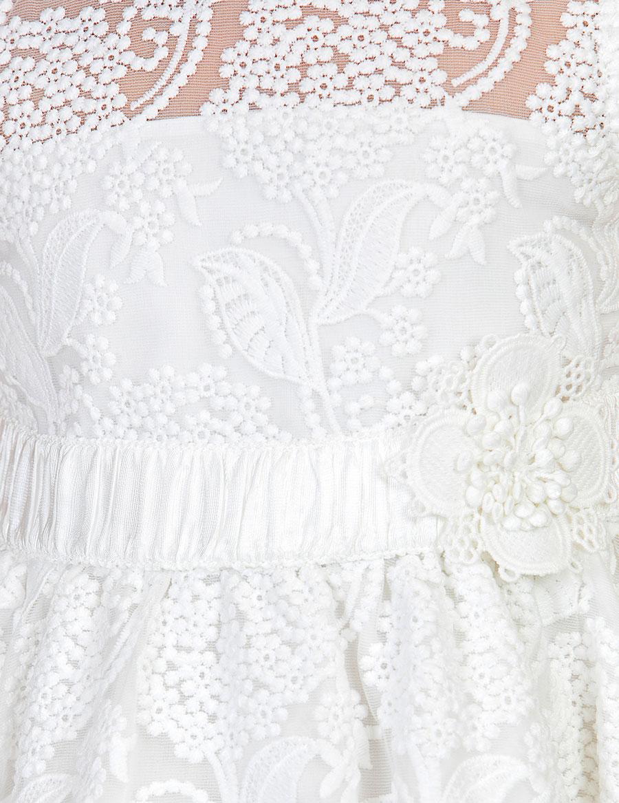 Vestido 1 Blanco F.5042 Abel y Lula - Image 3