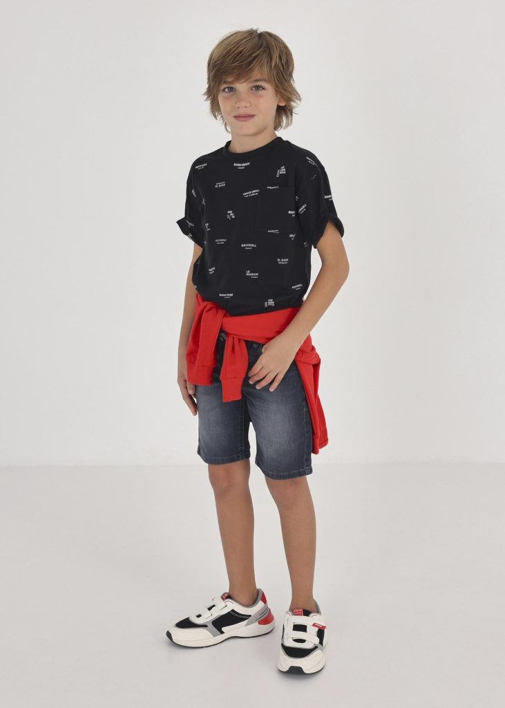 Playera MC Negro F.6085 MAYORAL