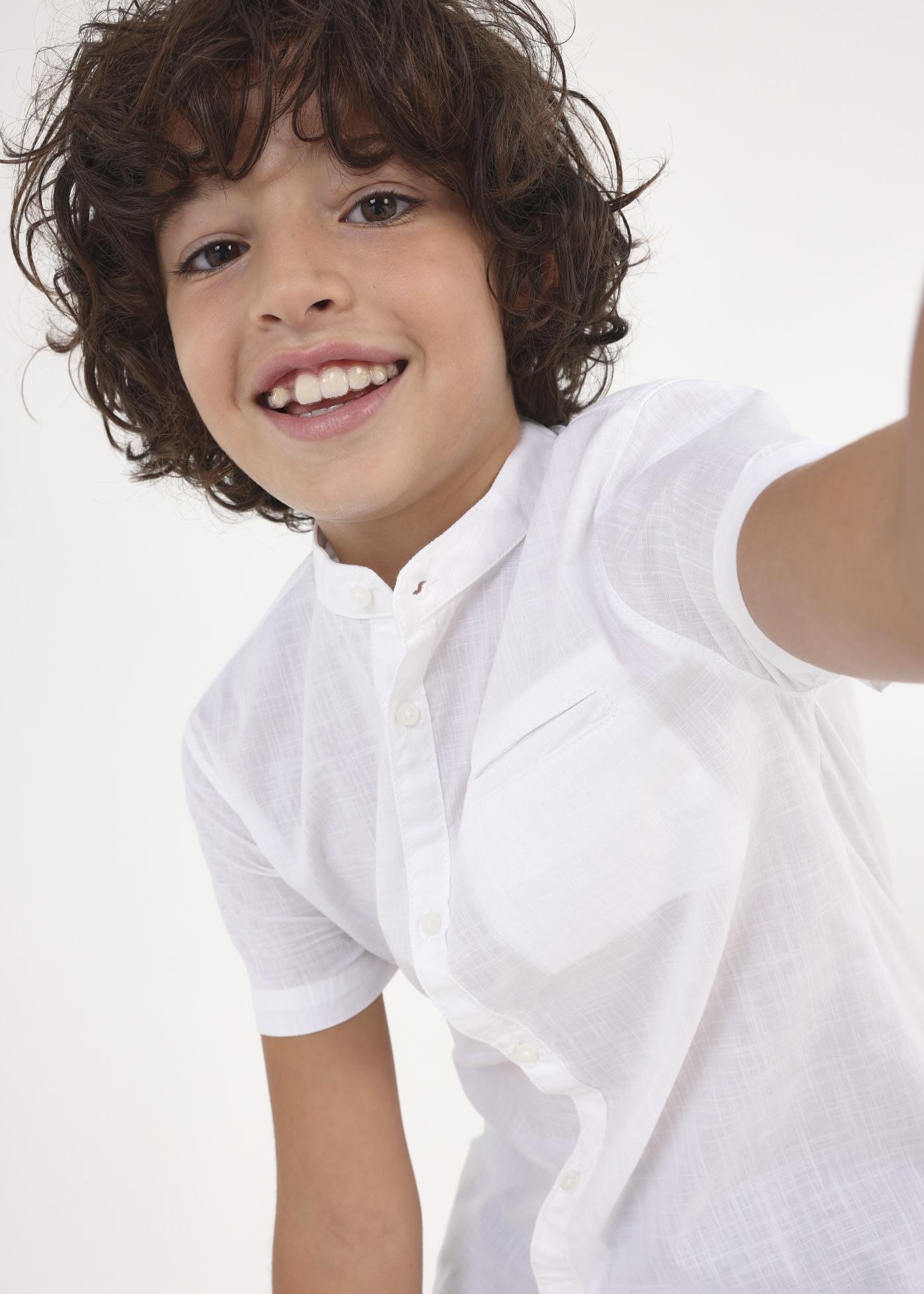 Camisa MC Marino/Blanco/Celeste F.6113 MAYORAL - Image 8