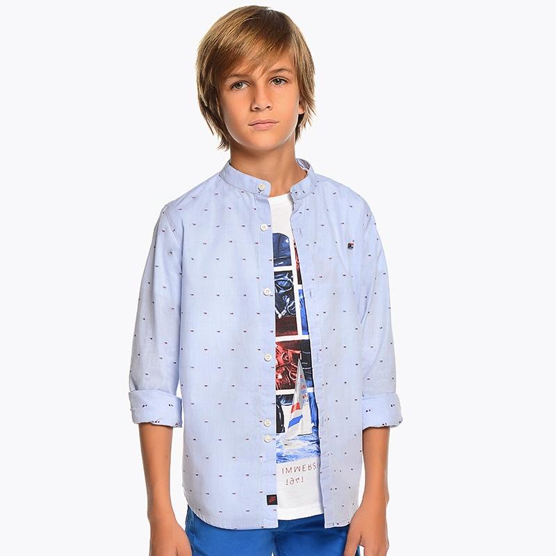 Camisa ML 19Lavanda/20Blanco F.6132 MAYORAL