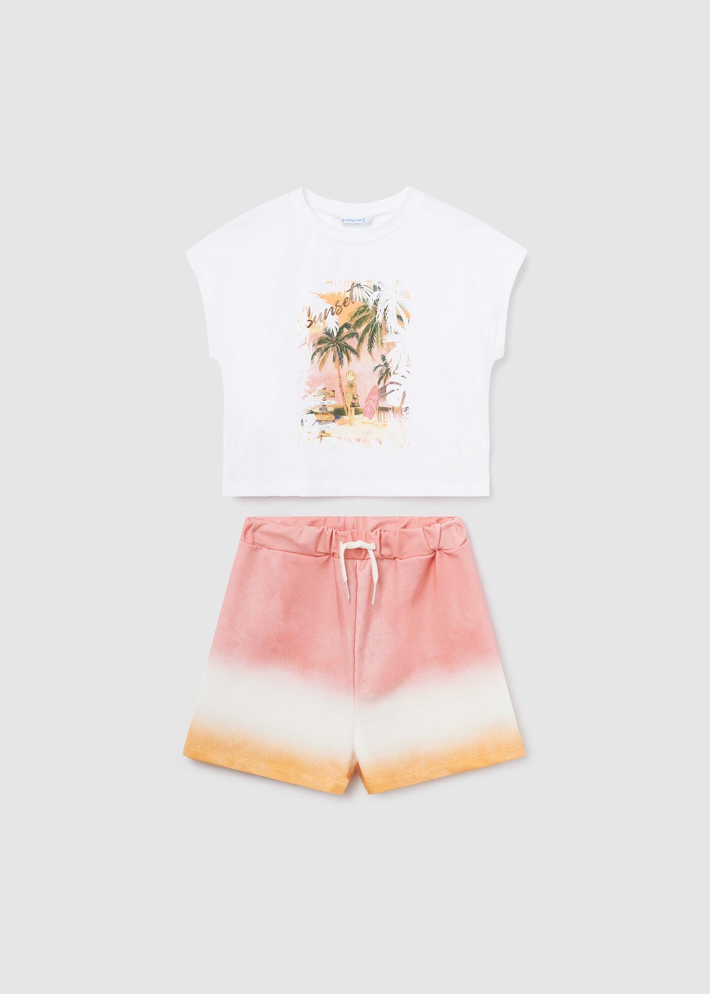Conjunto Bco-Coral F.6244 MAYORAL - Image 2