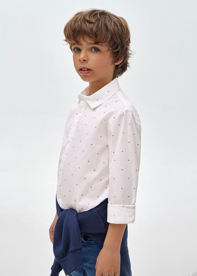 Camisa ML 46Blanco F.7187 MAYORAL
