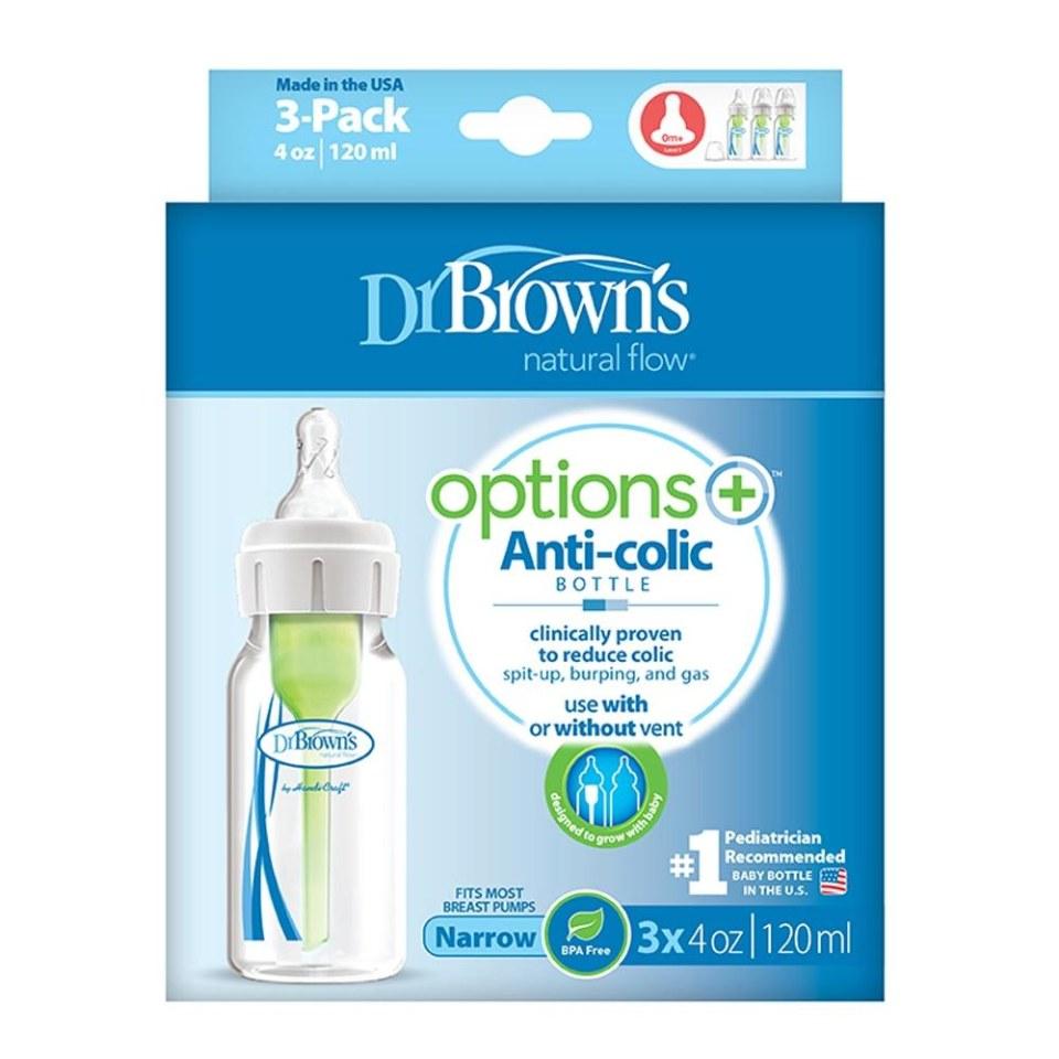 Biberon estandar 4 oz. Options+ 3pzs F.SB43005