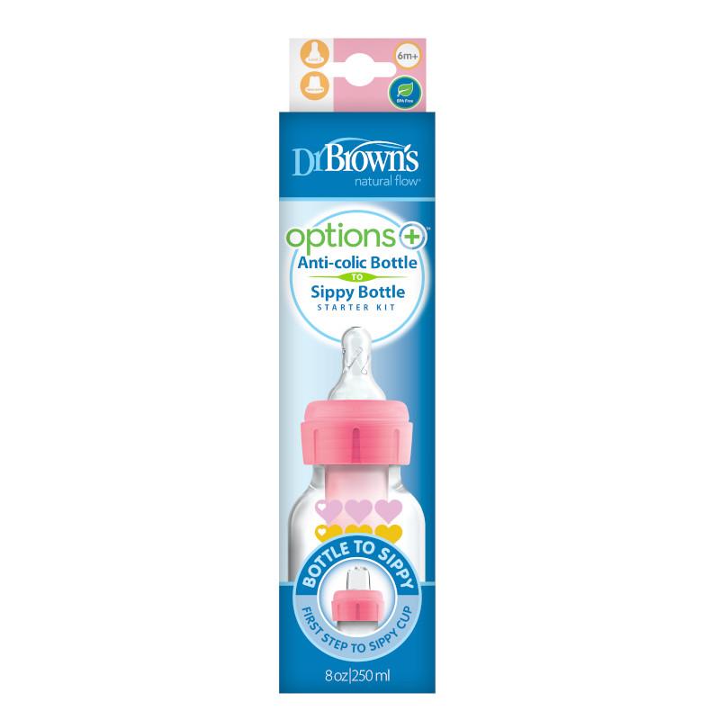 Biberon Transicion Estandar 8 oz. Rosa/Azul F.SB8191/SB8192 - Image 4