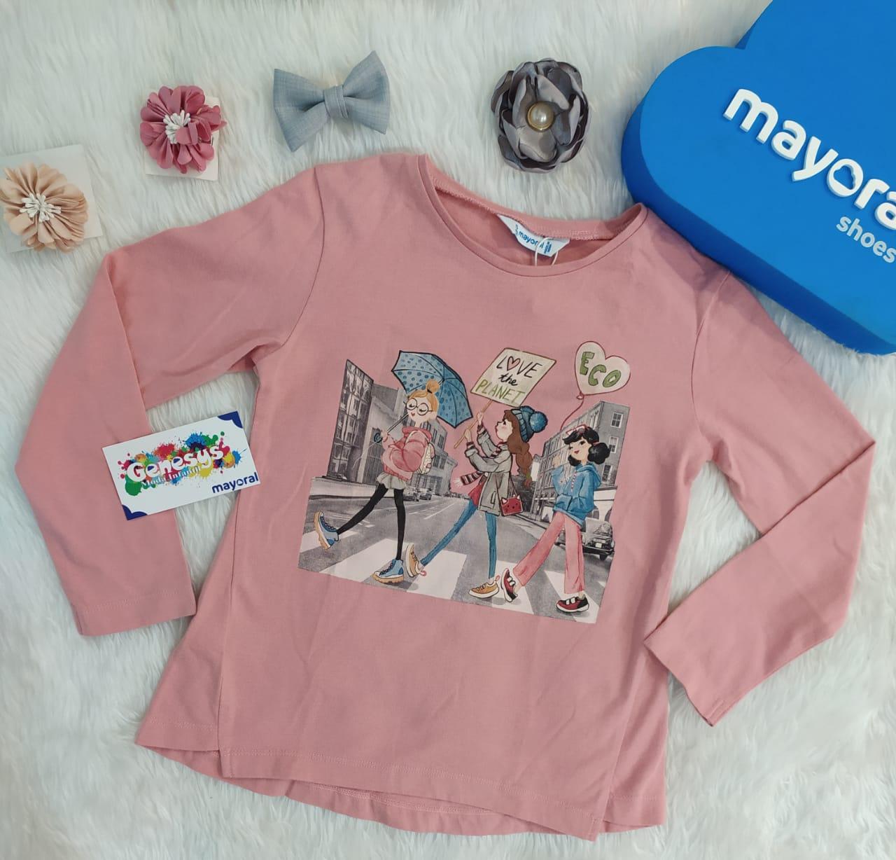 Blusa ML 70Rosa Palo F.4010 MAYORAL - Image 7